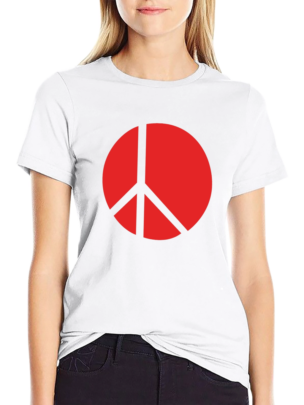 Peace Symbol Black T-Shirt