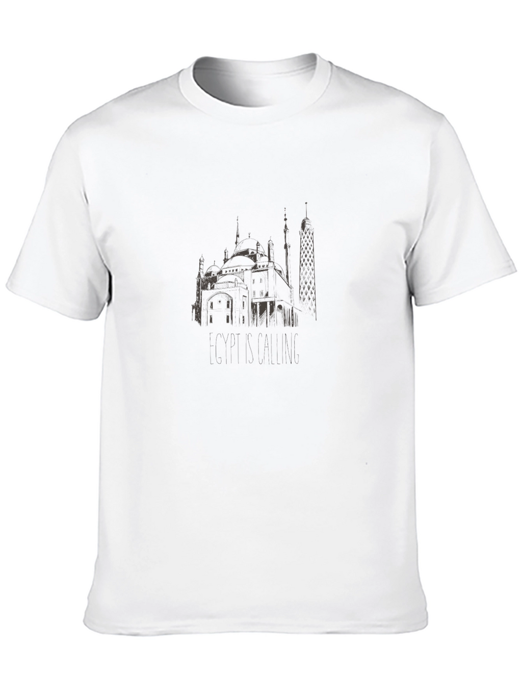 Egypt Calling Black Graphic Tee