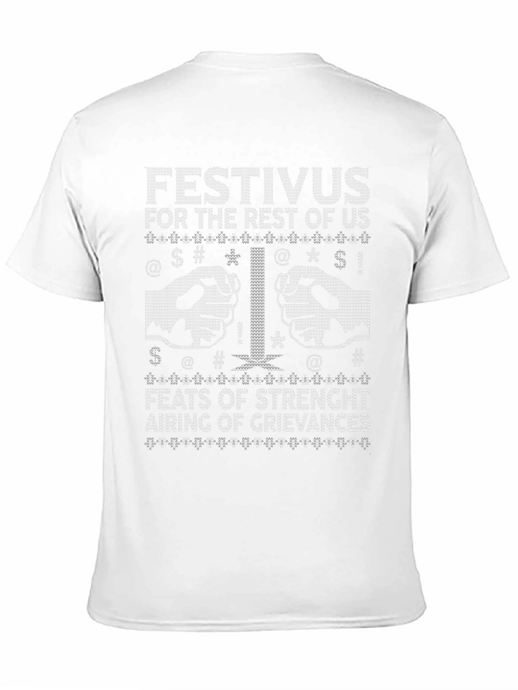 Festivus Ugly Christmas Sweater Style T-Shirt