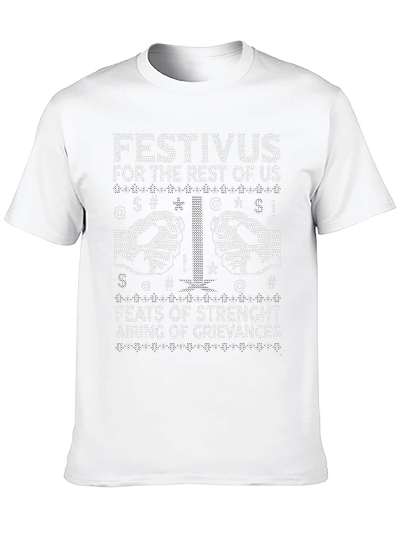 Festivus Ugly Christmas Sweater Style T-Shirt