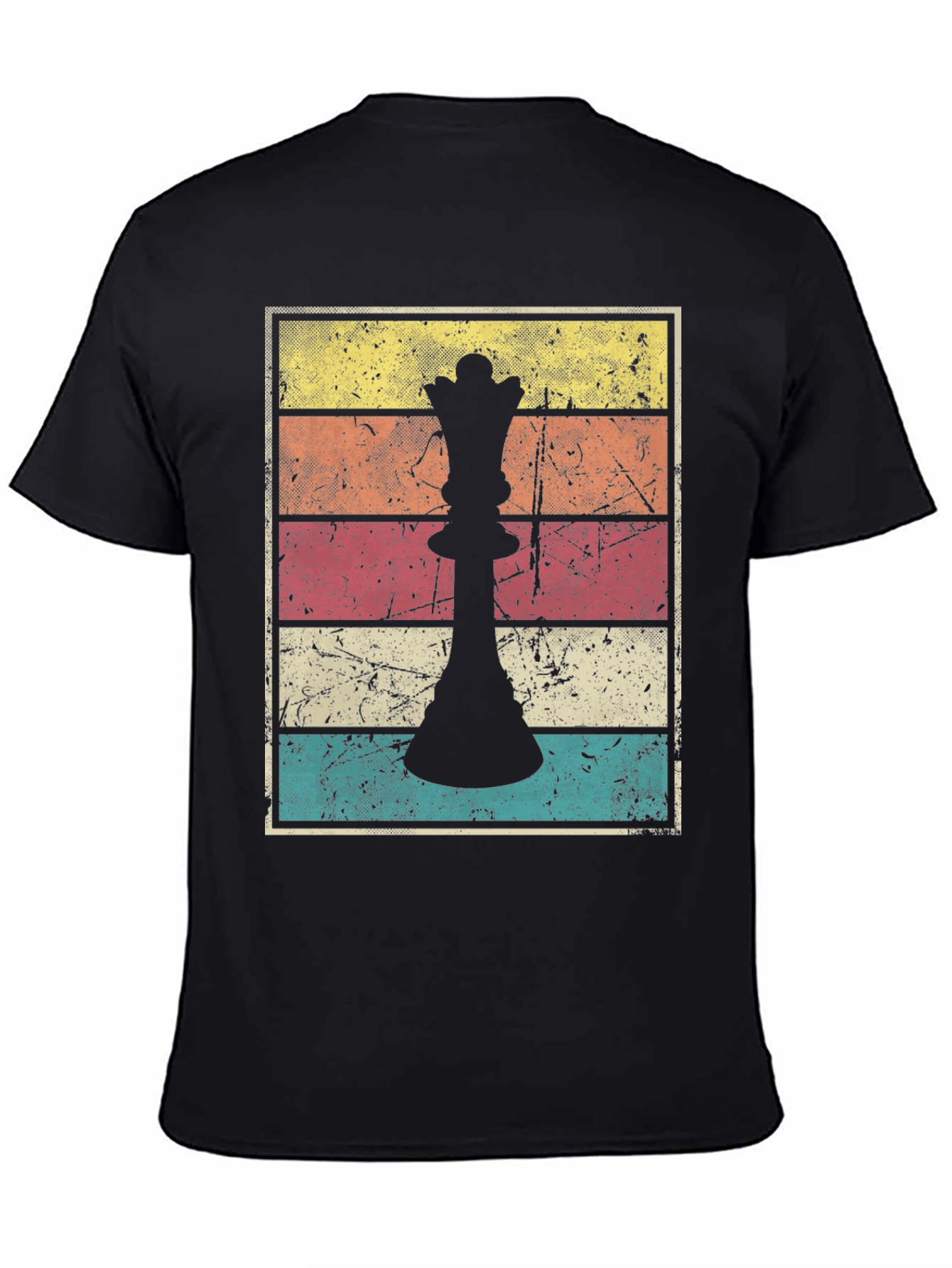 Chess Queen Graphic Tee - Vintage Style T-Shirt