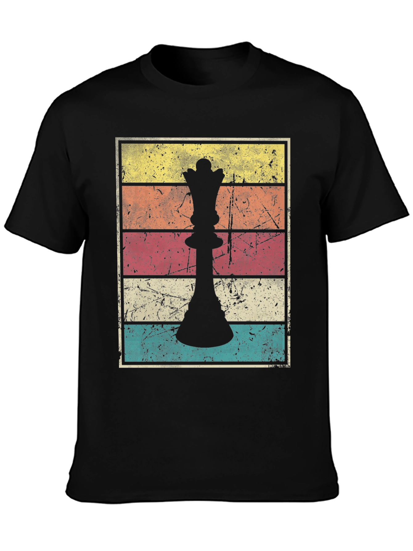 Chess Queen Graphic Tee - Vintage Style T-Shirt