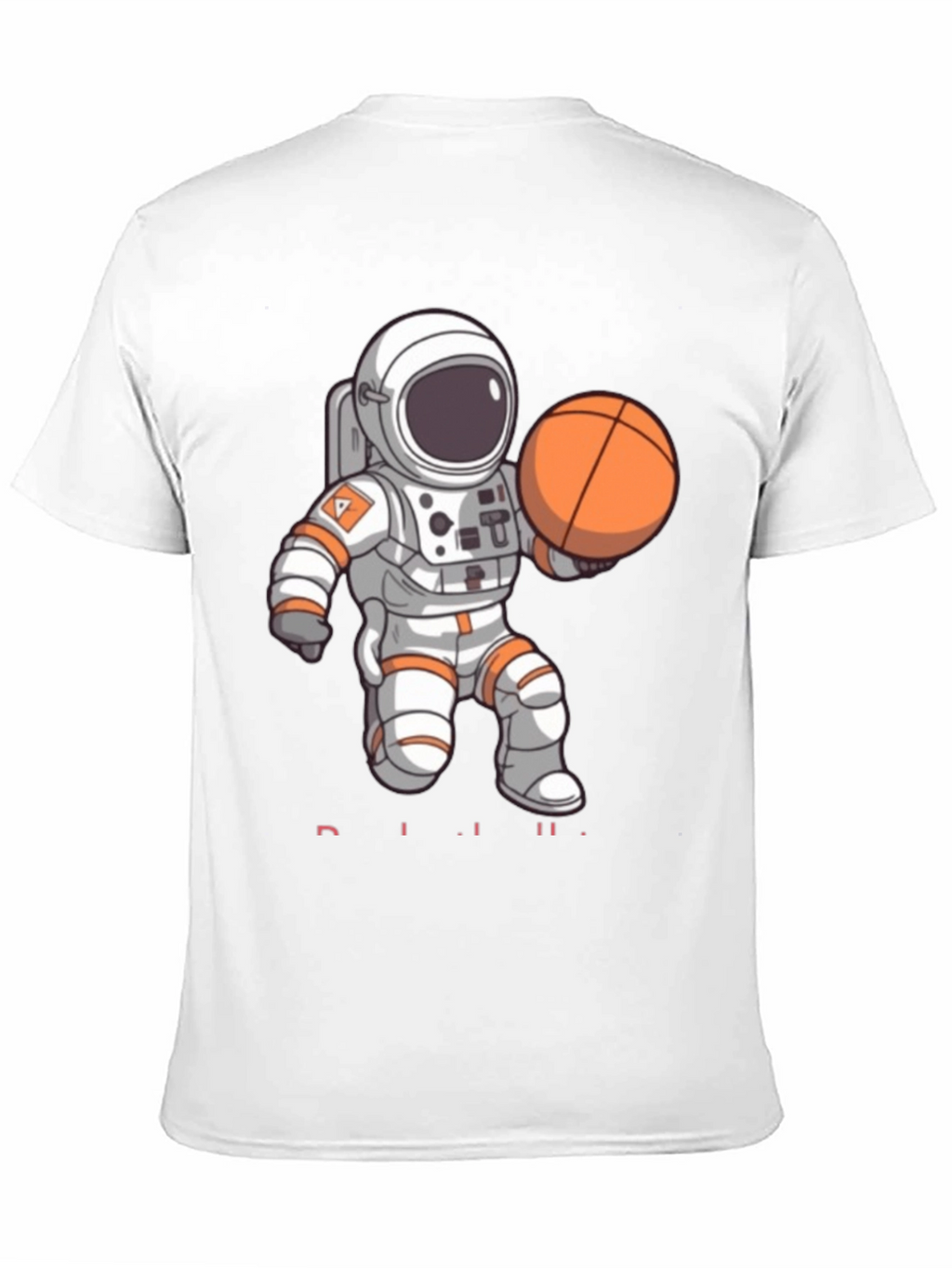 Astronaut Basketball T-Shirt - Space Dunk Tee