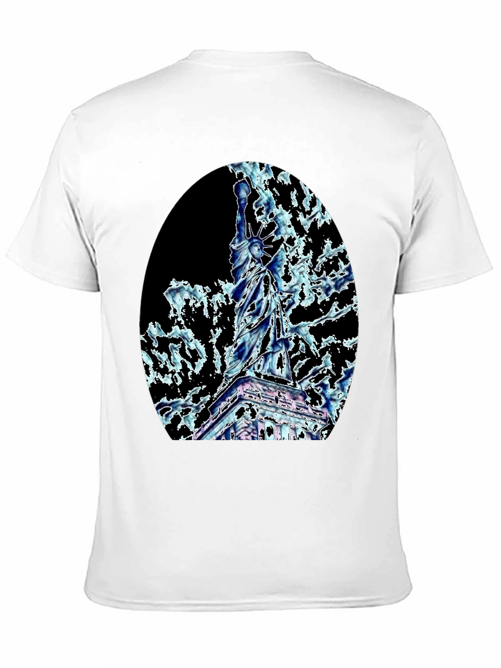Statue of Liberty Graphic Tee - Black