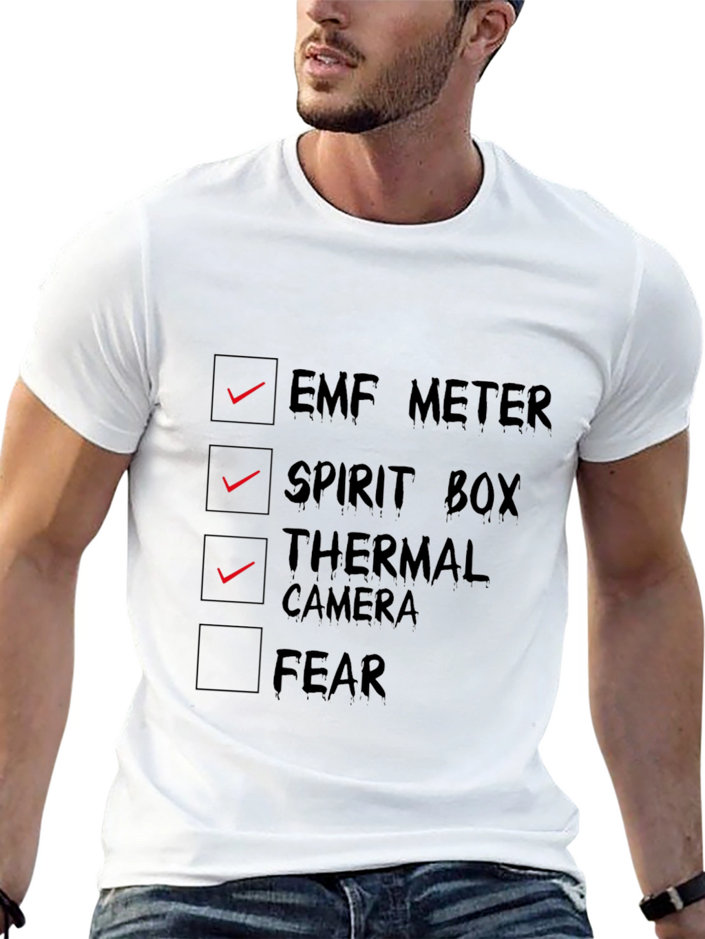 Ghost Hunting Checklist T-Shirt