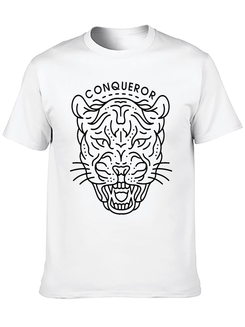Conqueror Panther Graphic Black T-Shirt
