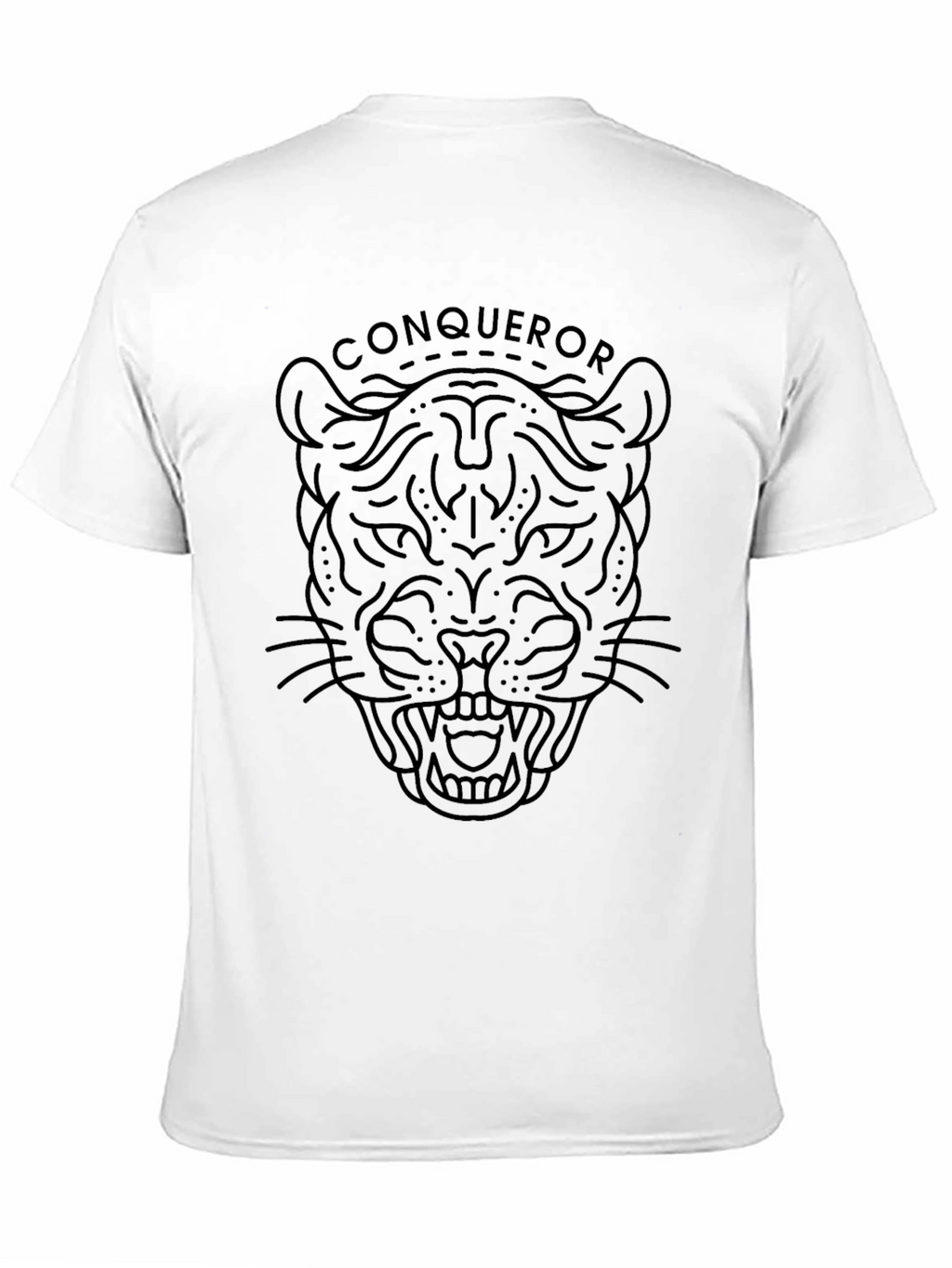 Conqueror Panther Graphic Black T-Shirt