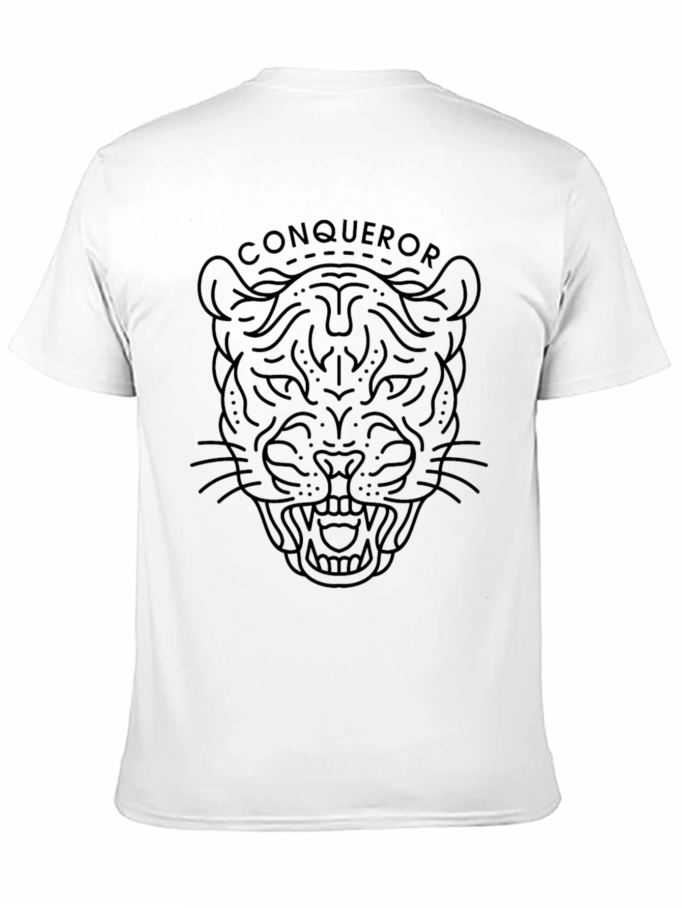Conqueror Panther Graphic Black T-Shirt