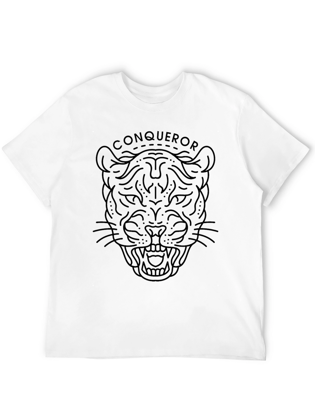 Conqueror Panther Graphic Black T-Shirt