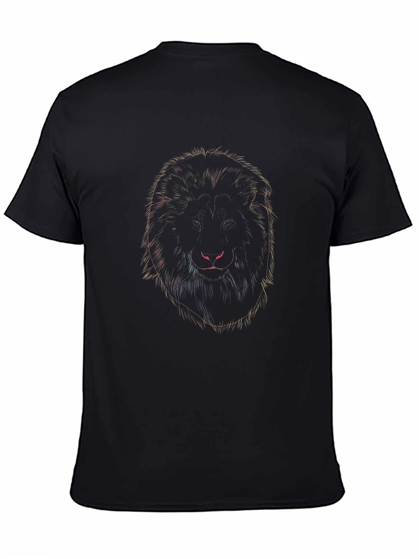 Lion Graphic Black T-Shirt - Mens Fashion Tee