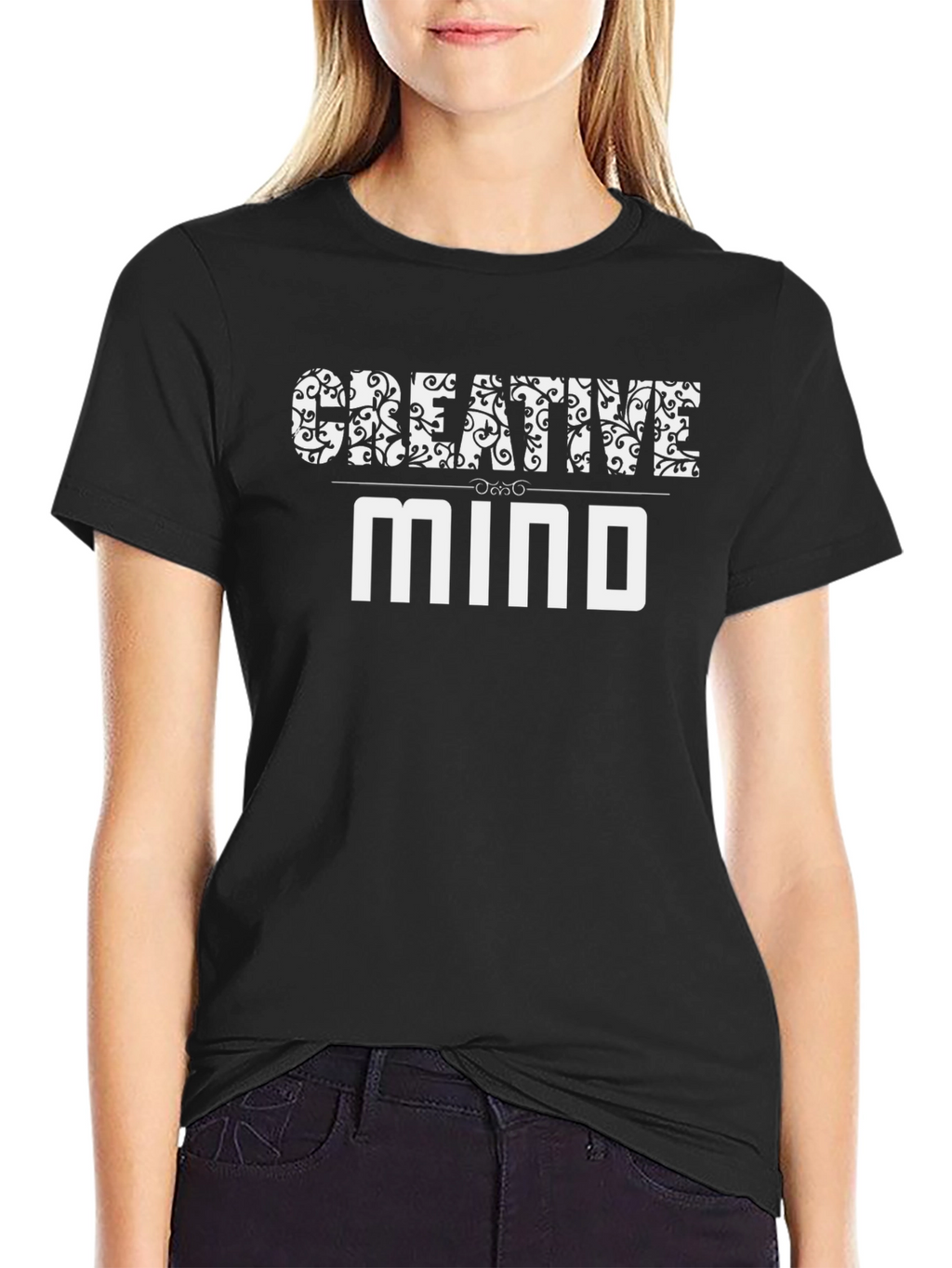 Creative Mind Black Graphic Tee