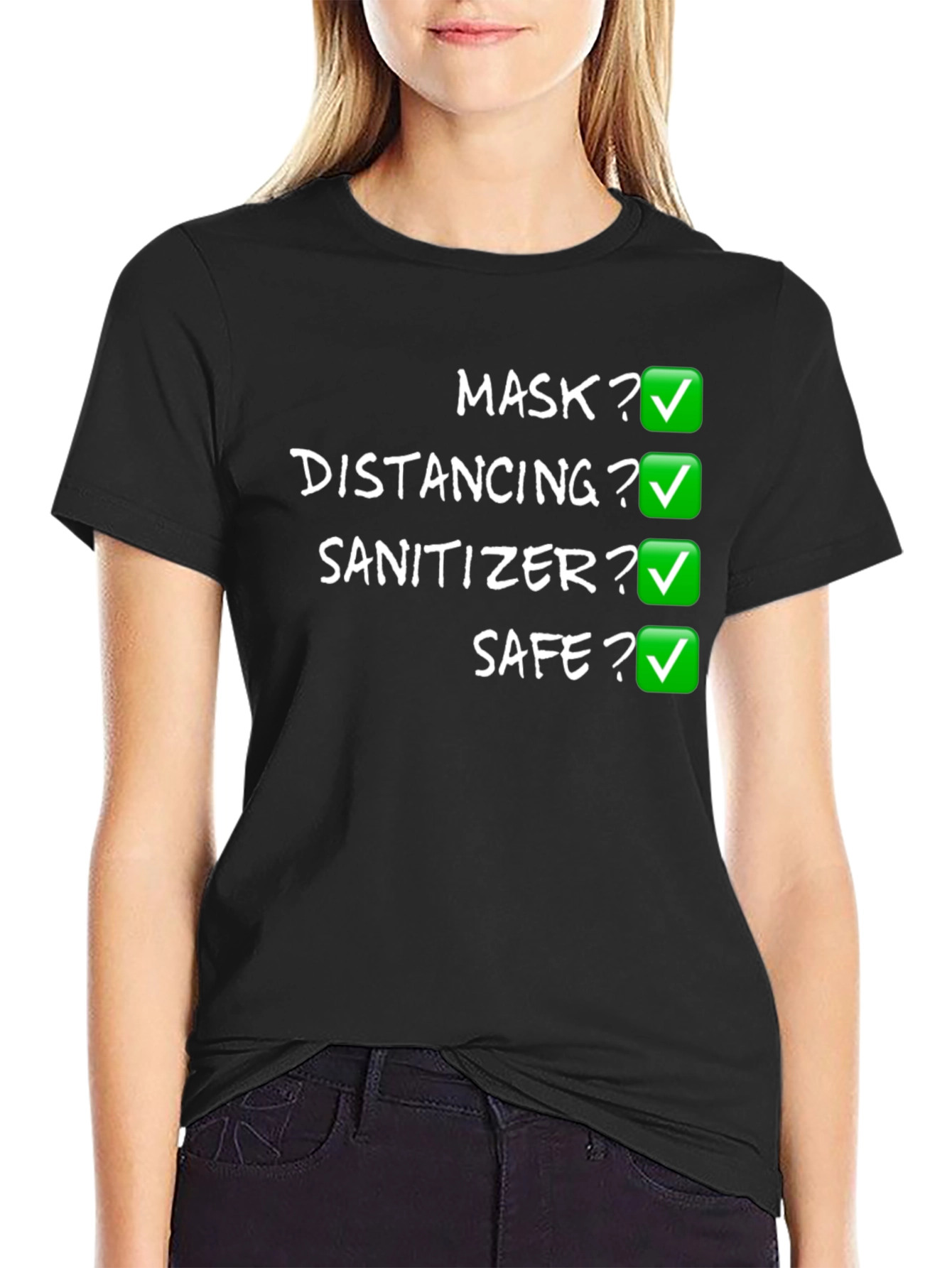 Mask Distancing Sanitizer Safe T-Shirt