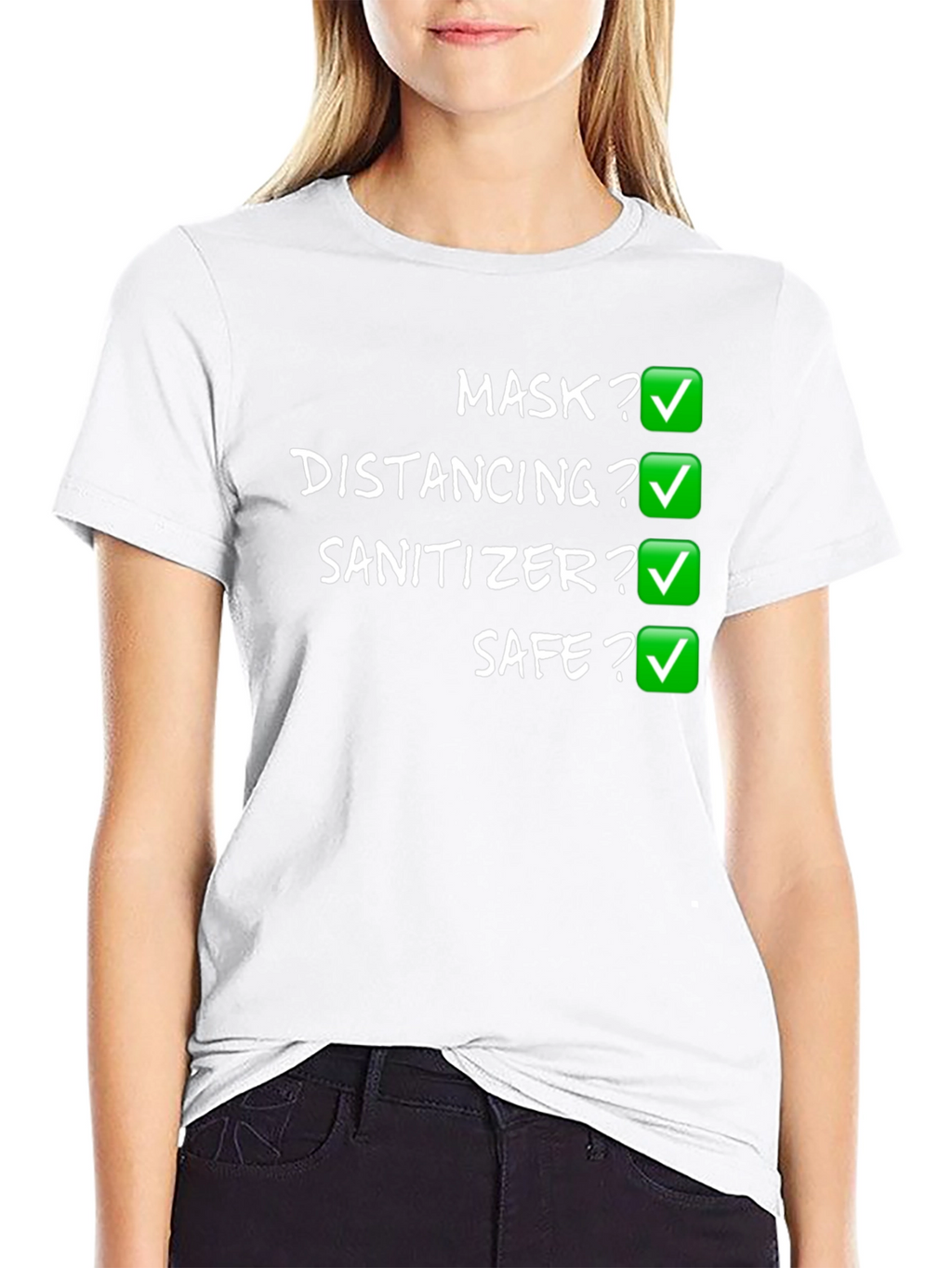 Mask Distancing Sanitizer Safe T-Shirt