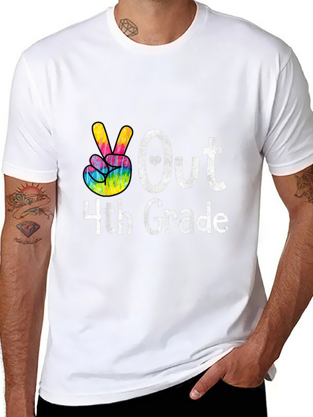 Peace Out 4th Grade T-Shirt
