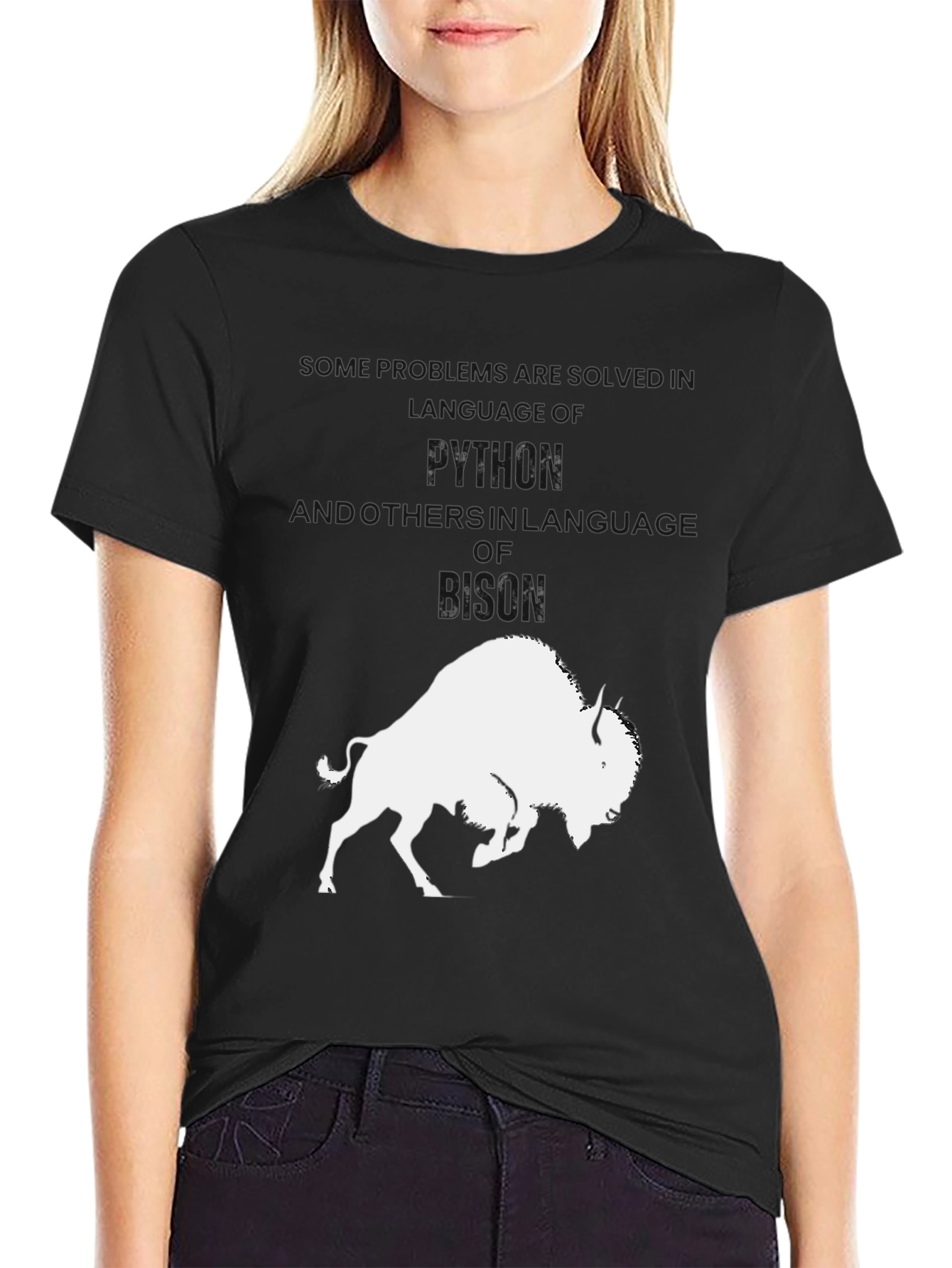 Python Knowledge of Bison T-Shirt