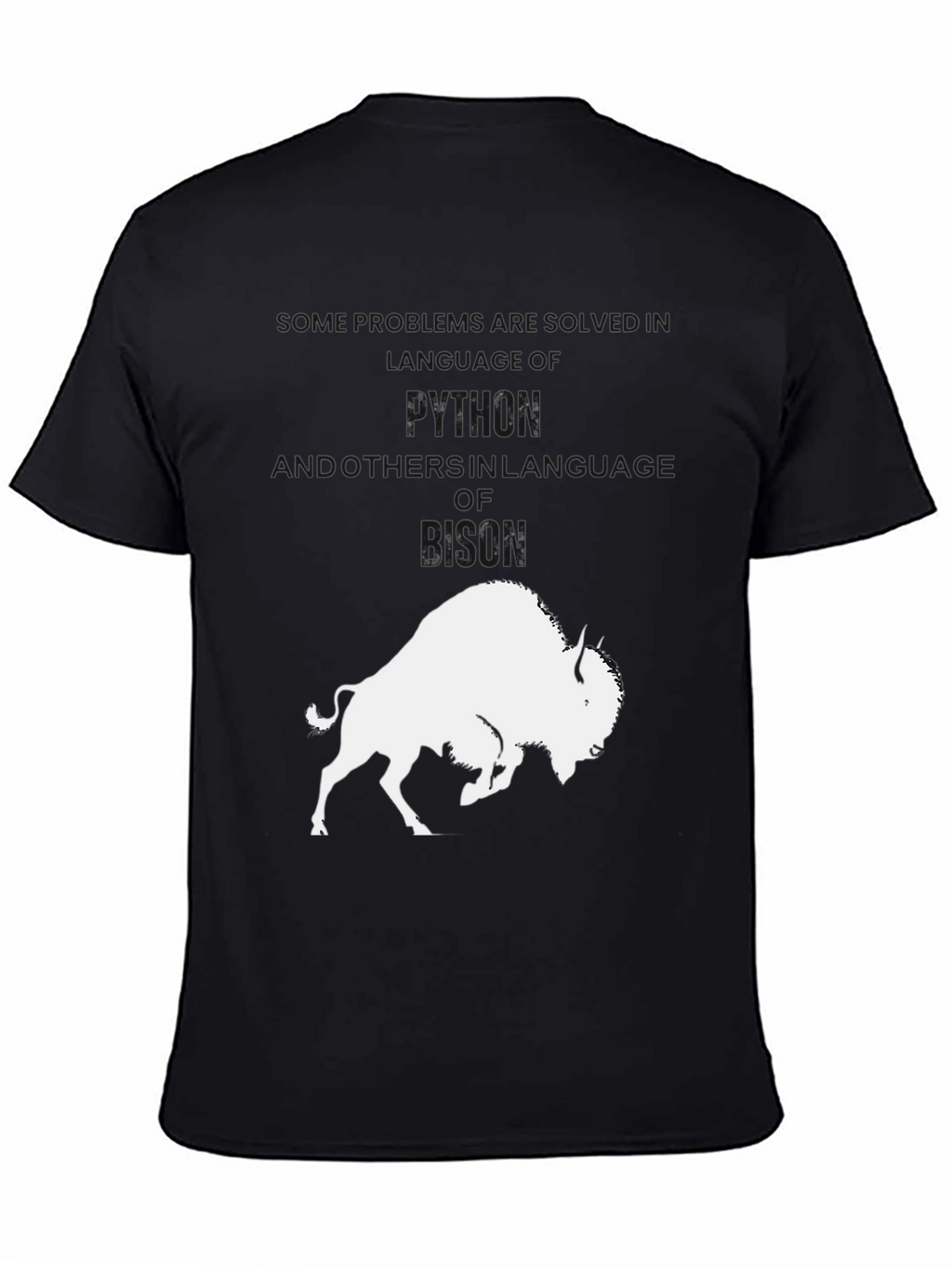 Python Knowledge of Bison T-Shirt