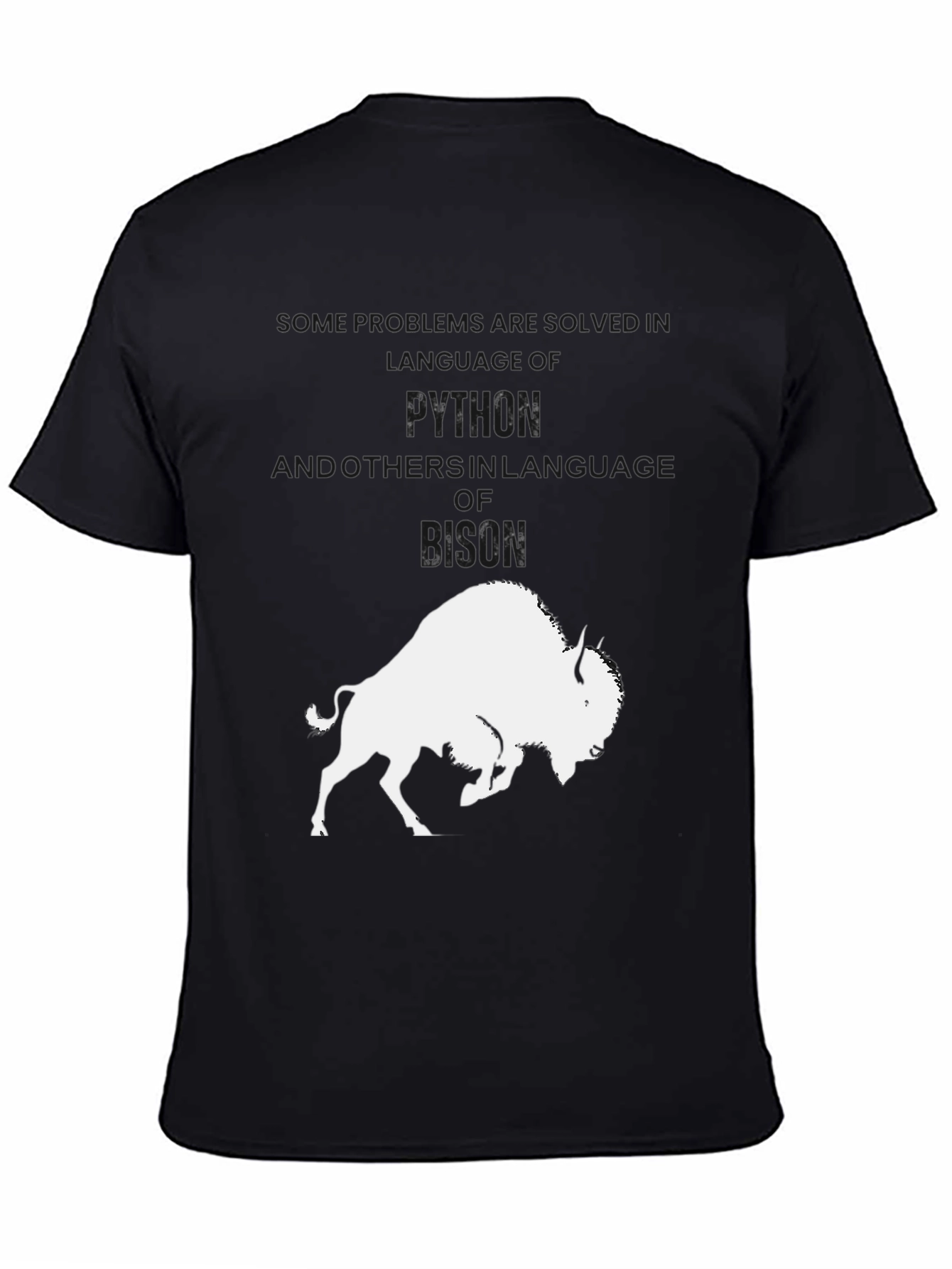 Python Knowledge of Bison T-Shirt