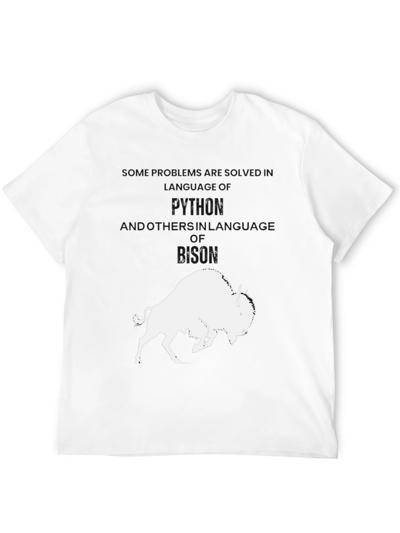Python Knowledge of Bison T-Shirt