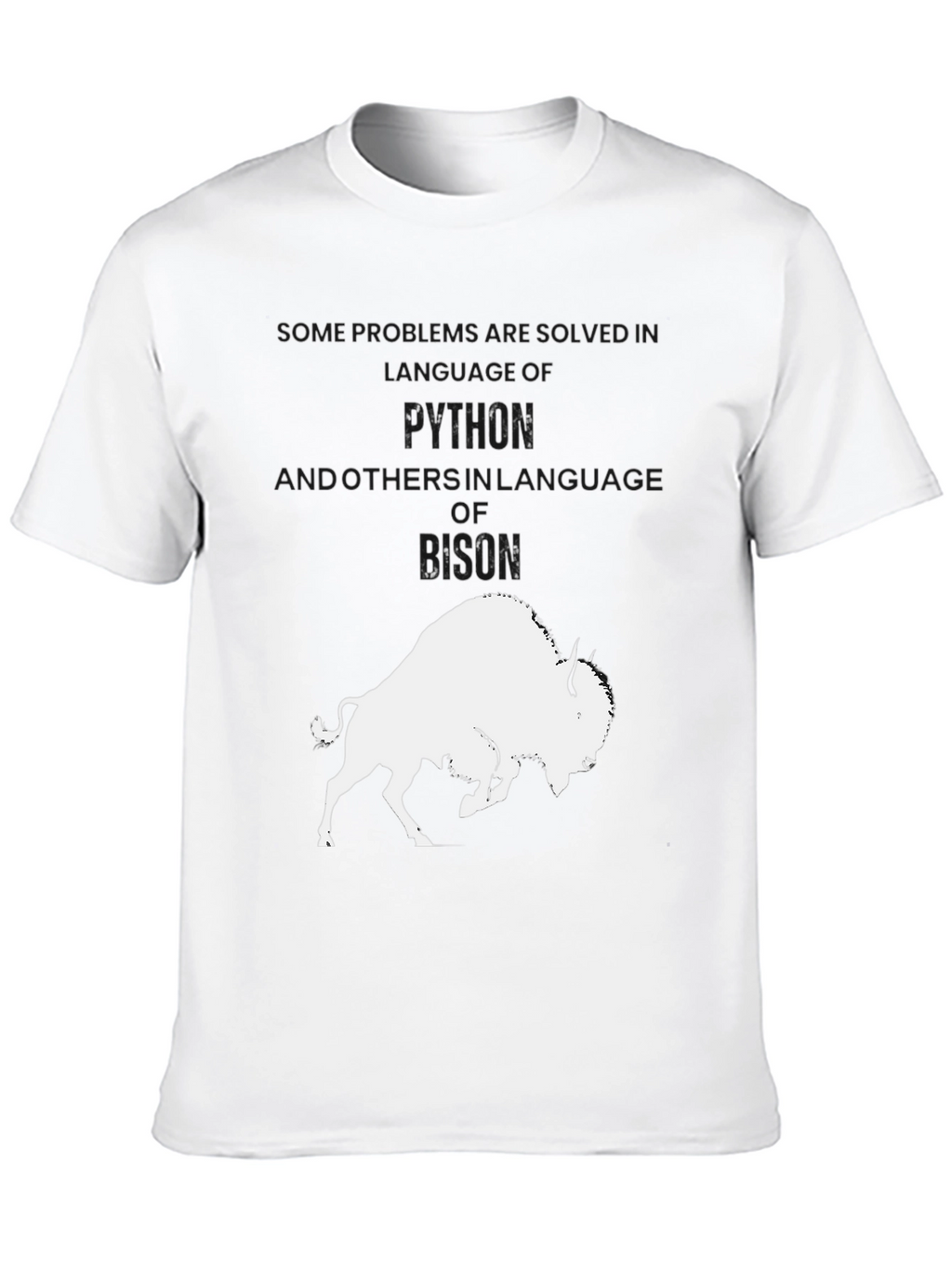 Python Knowledge of Bison T-Shirt