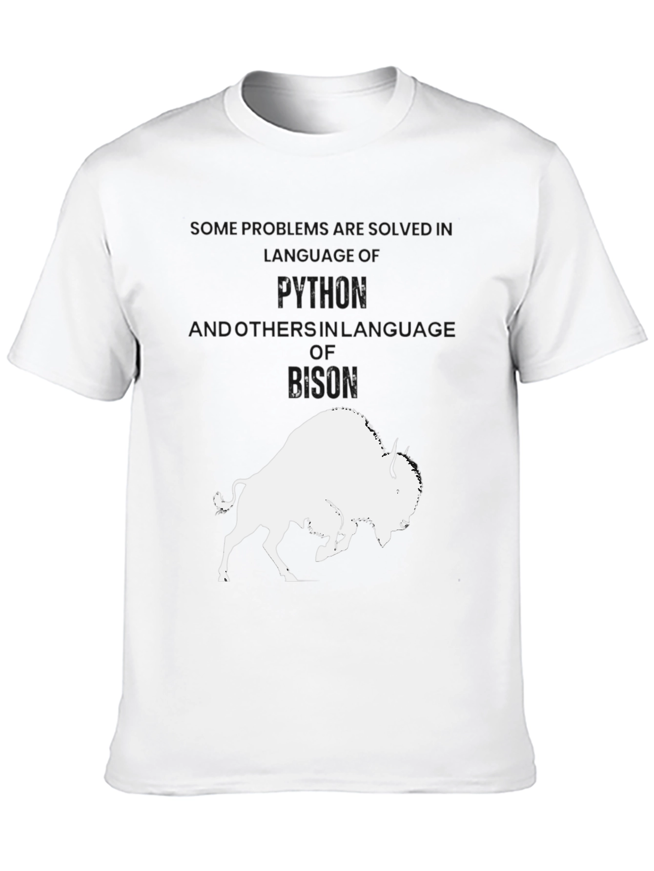 Python Knowledge of Bison T-Shirt