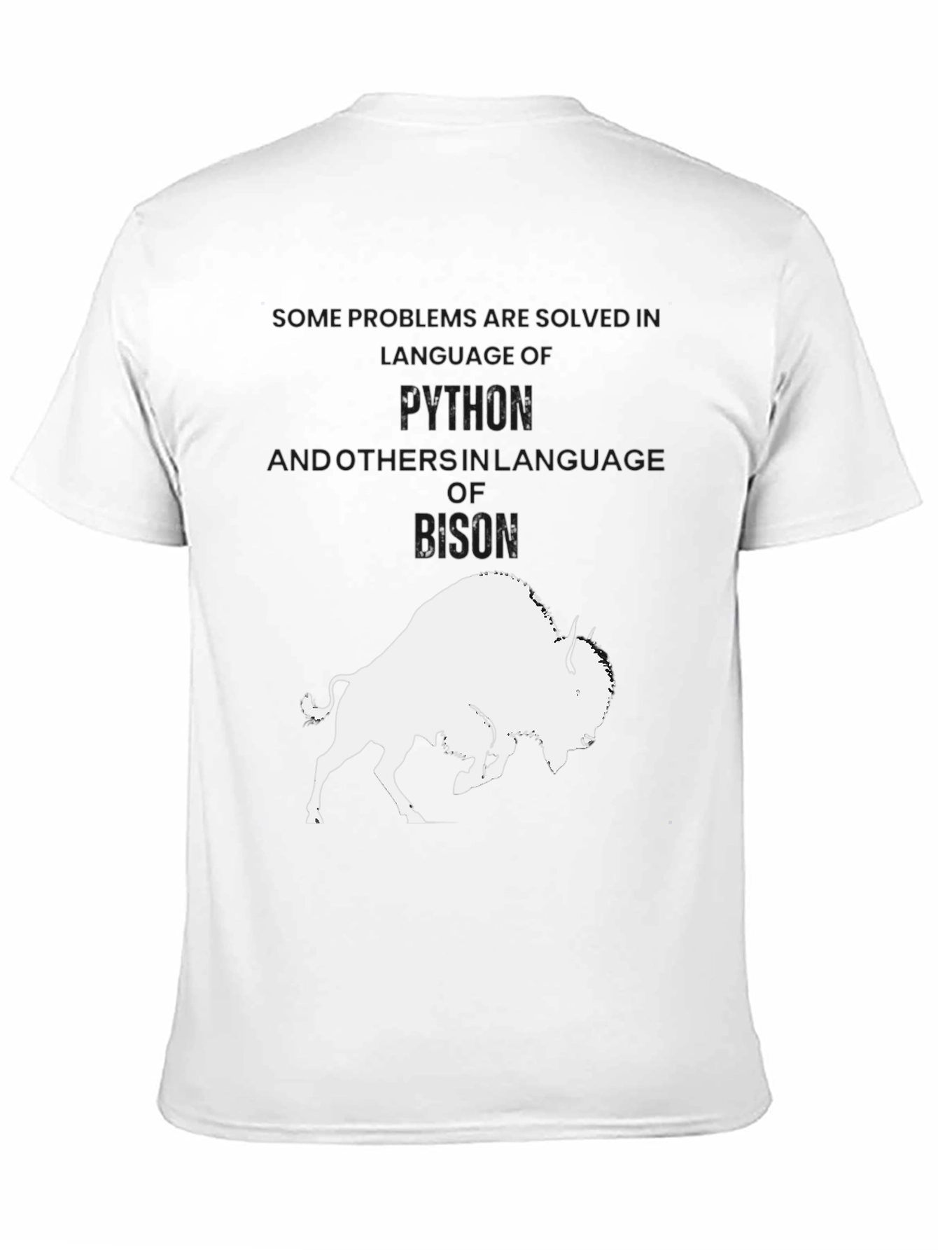 Python Knowledge of Bison T-Shirt