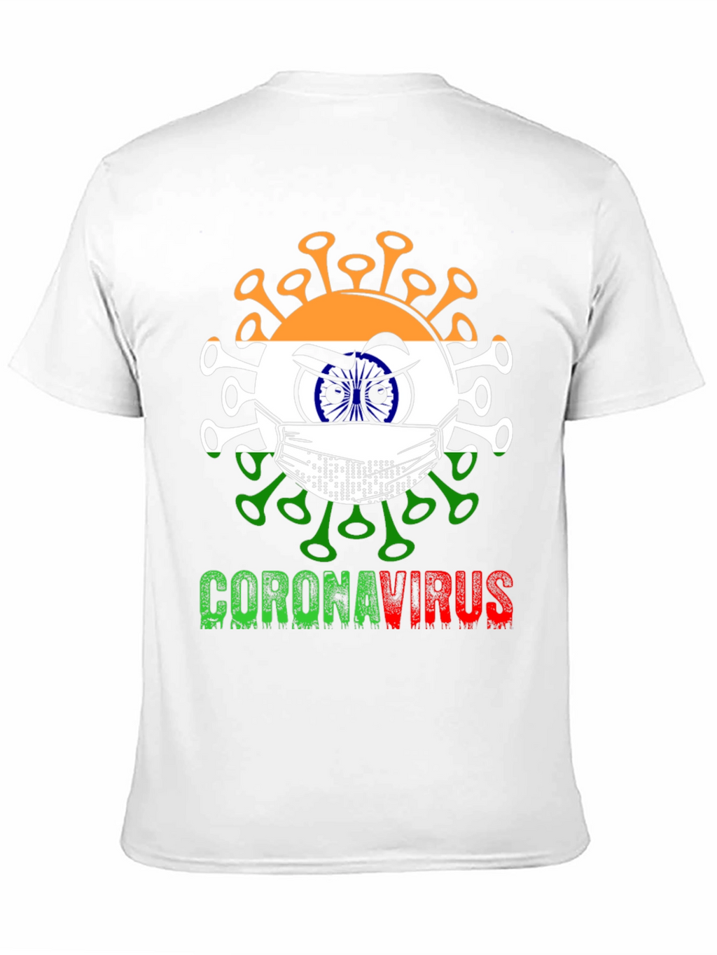 India Flag CoronaVirus T-Shirt