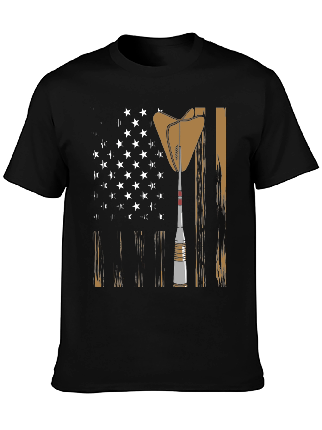 Darts American Flag Graphic T-Shirt