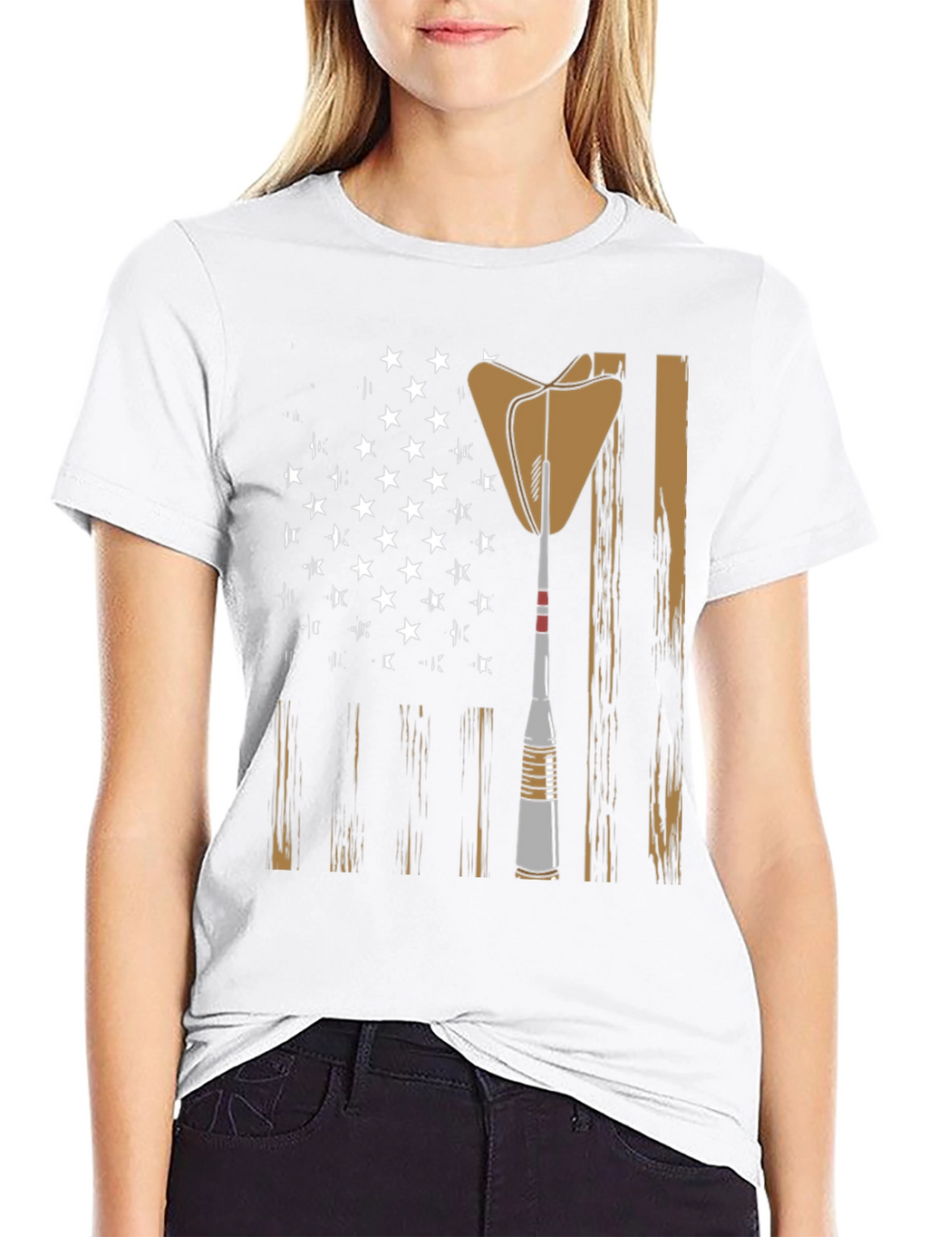 Darts American Flag Graphic T-Shirt