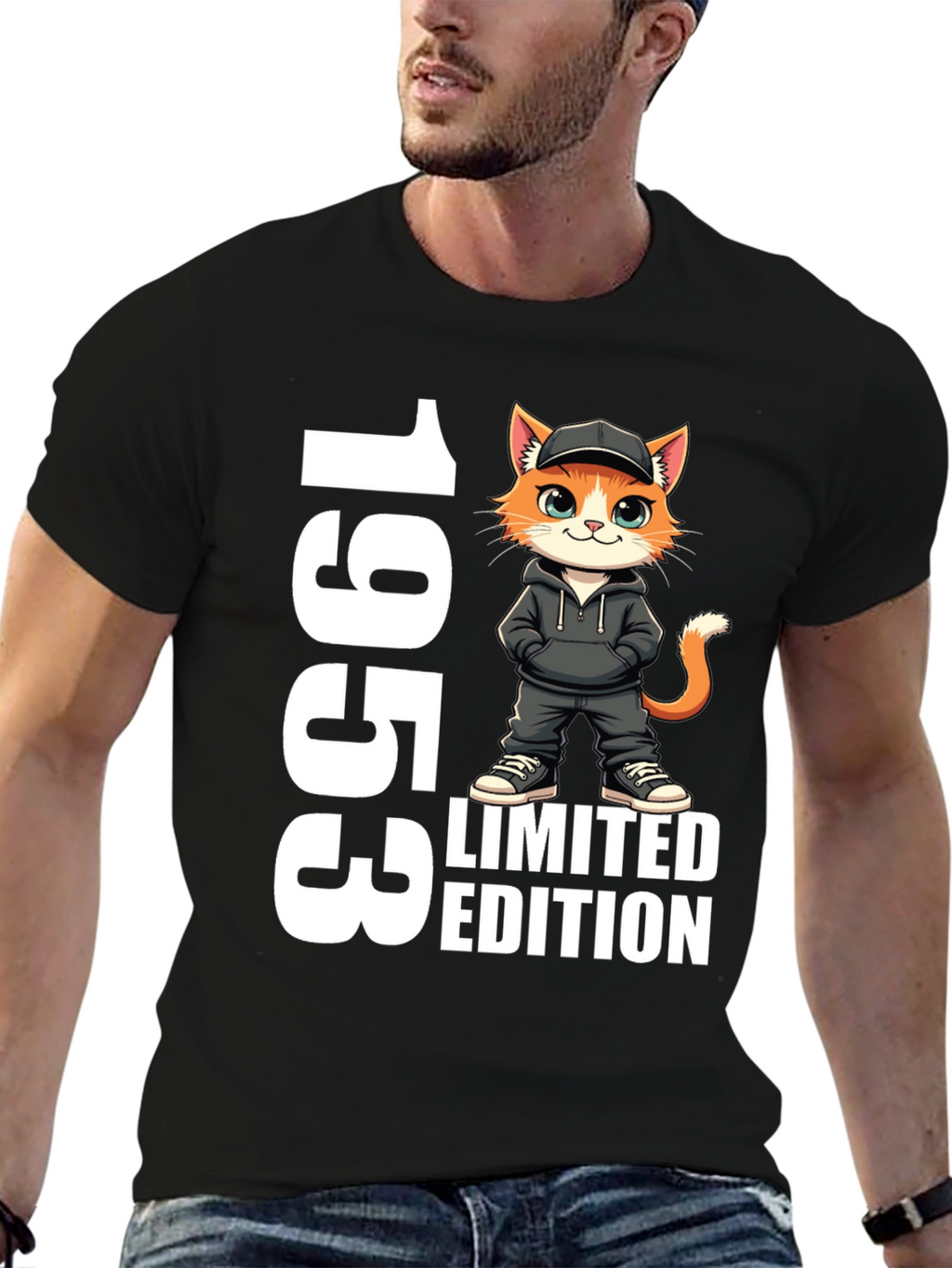 1953 Limited Edition Cat Graphic T-Shirt