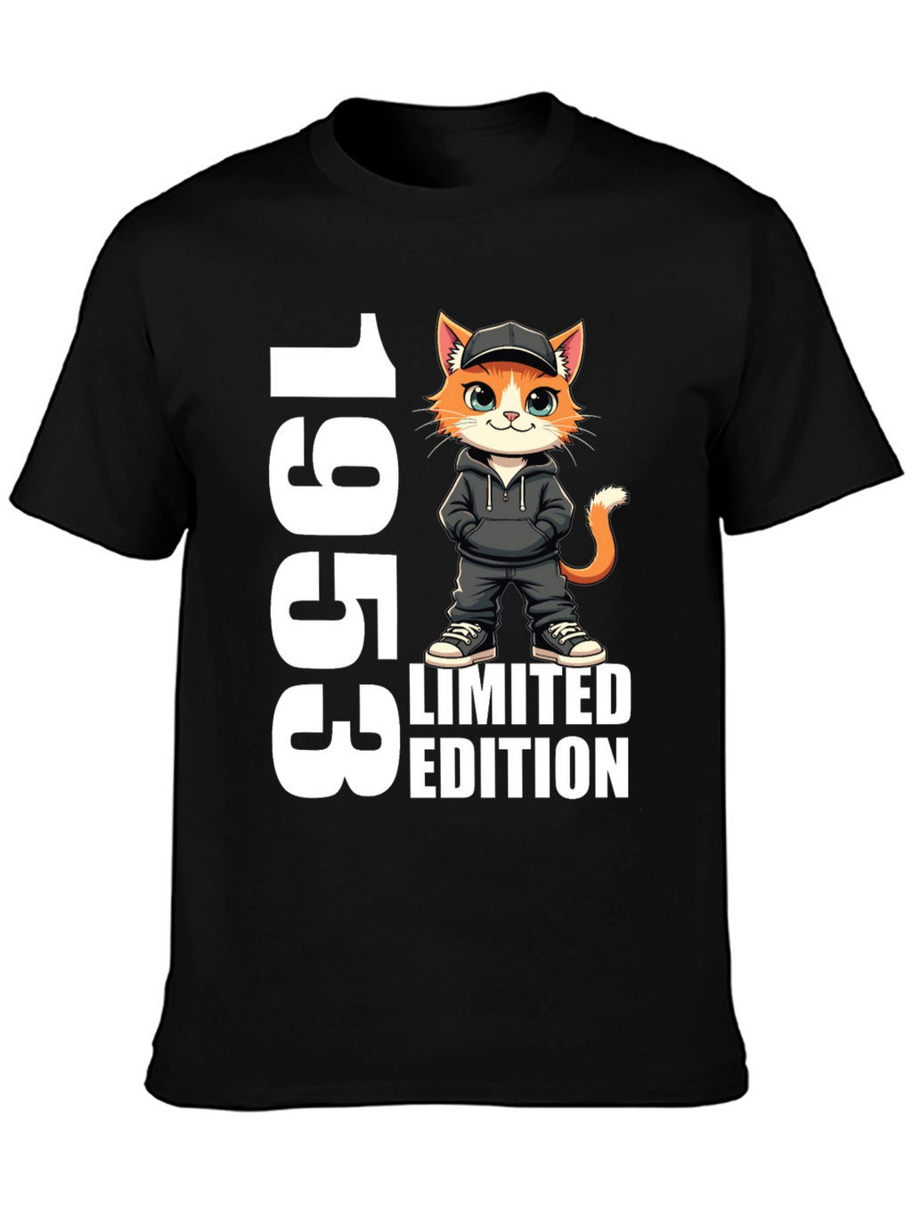 1953 Limited Edition Cat Graphic T-Shirt