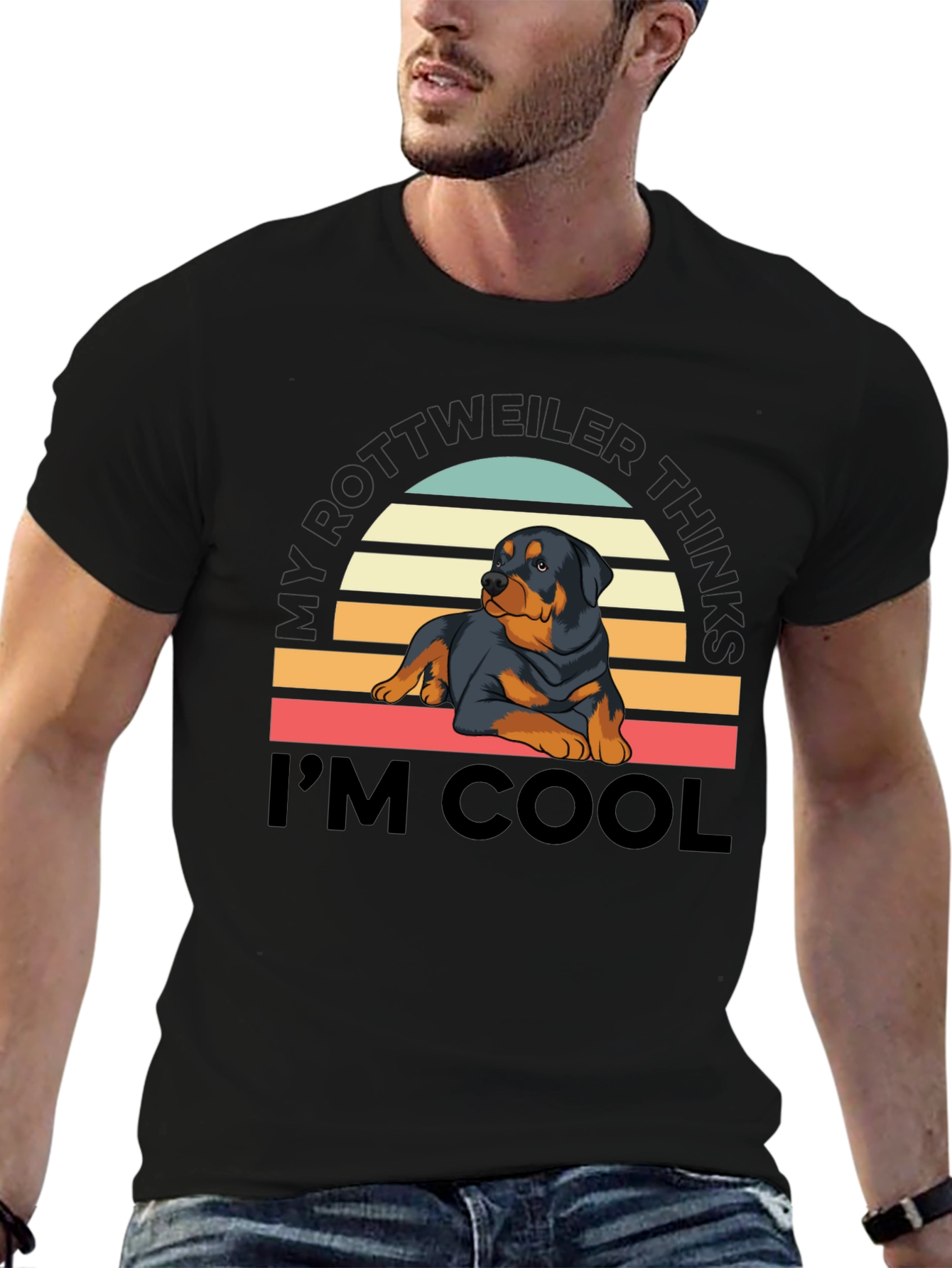 Rottweiler Sunset T-Shirt - Im Cool