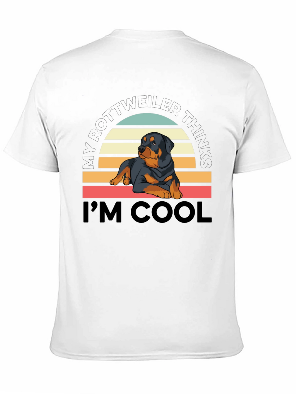 Rottweiler Sunset T-Shirt - Im Cool