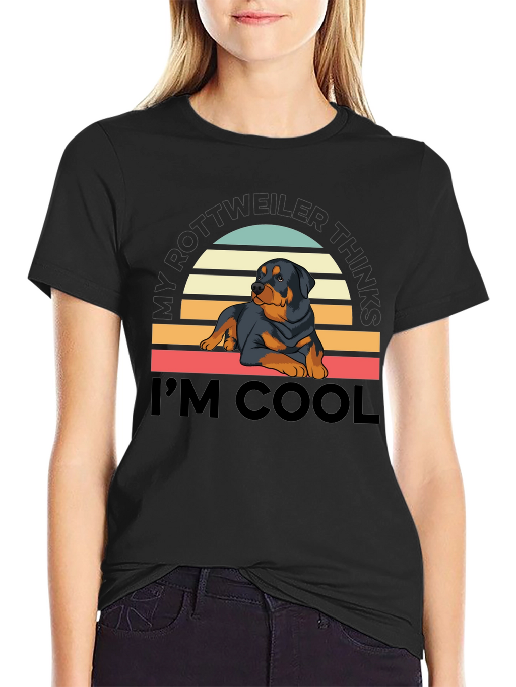 Rottweiler Sunset T-Shirt - Im Cool