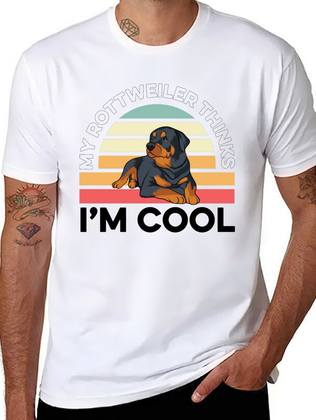 Rottweiler Sunset T-Shirt - Im Cool