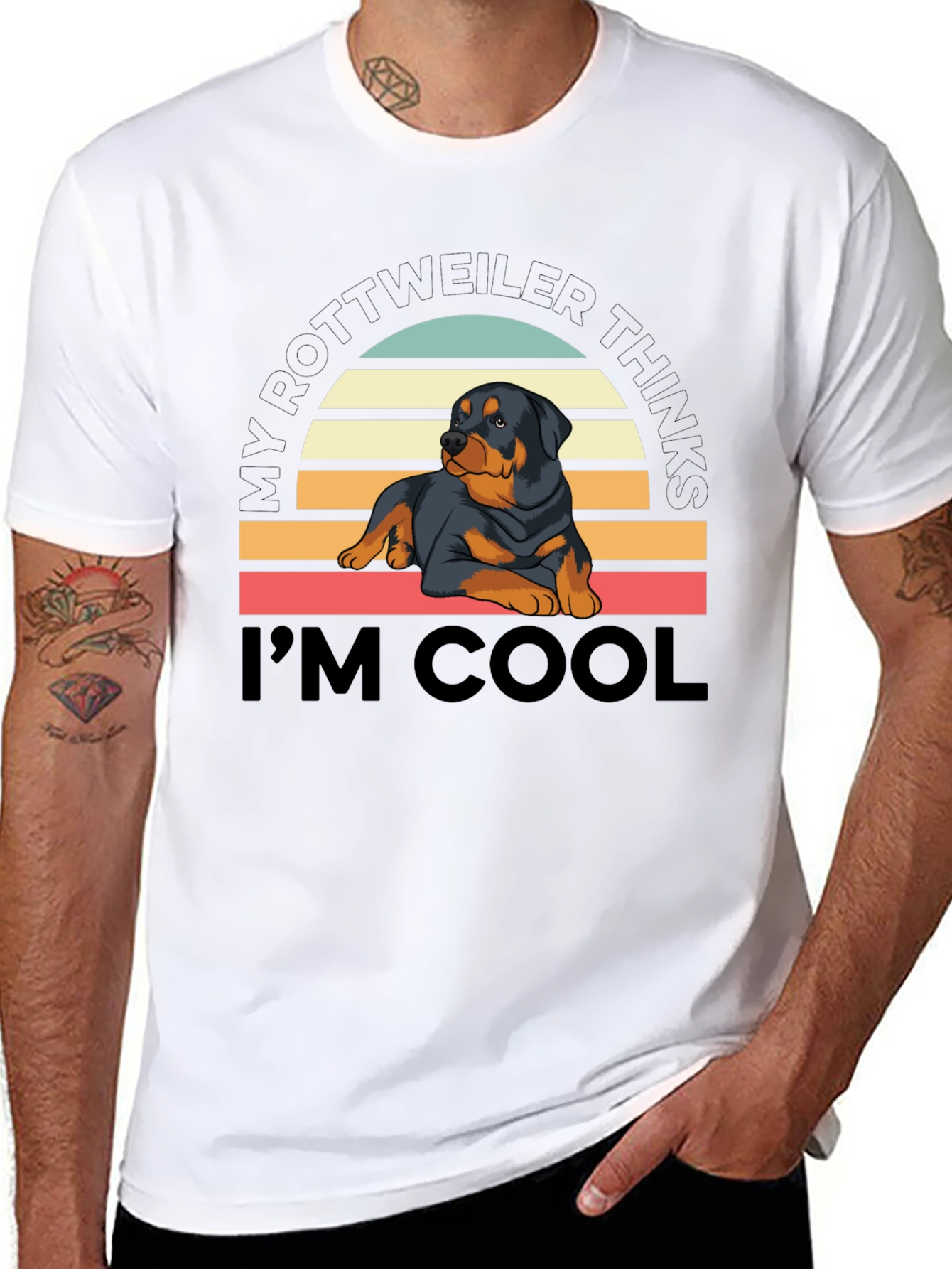 Rottweiler Sunset T-Shirt - Im Cool