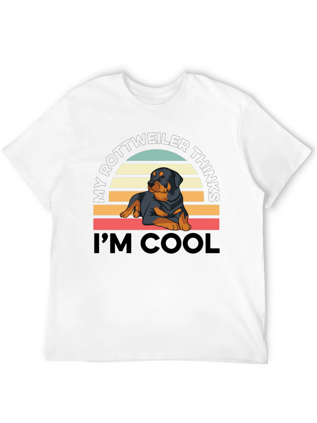 Rottweiler Sunset T-Shirt - Im Cool