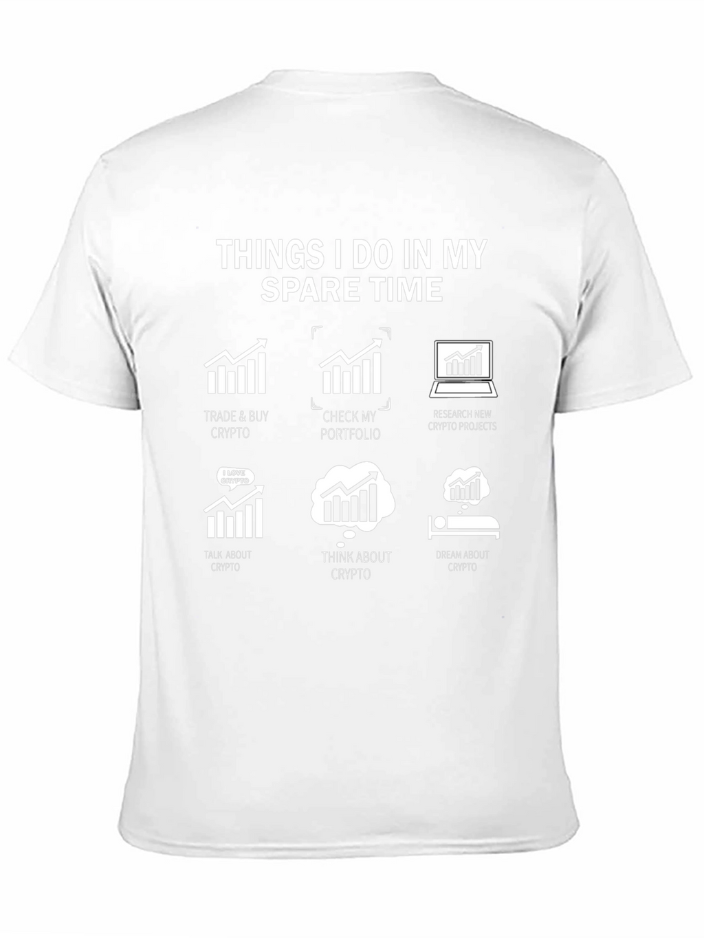 Crypto Spare Time Black T-Shirt