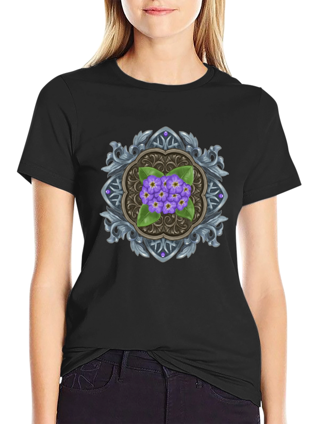 Floral Mandala Graphic Tee