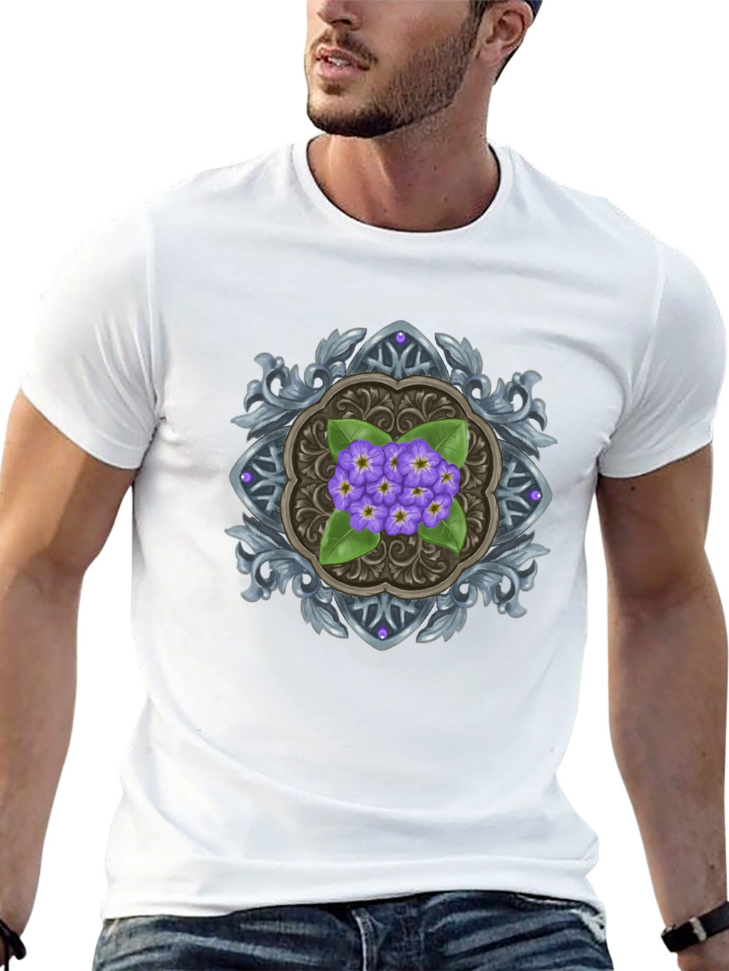Floral Mandala Graphic Tee