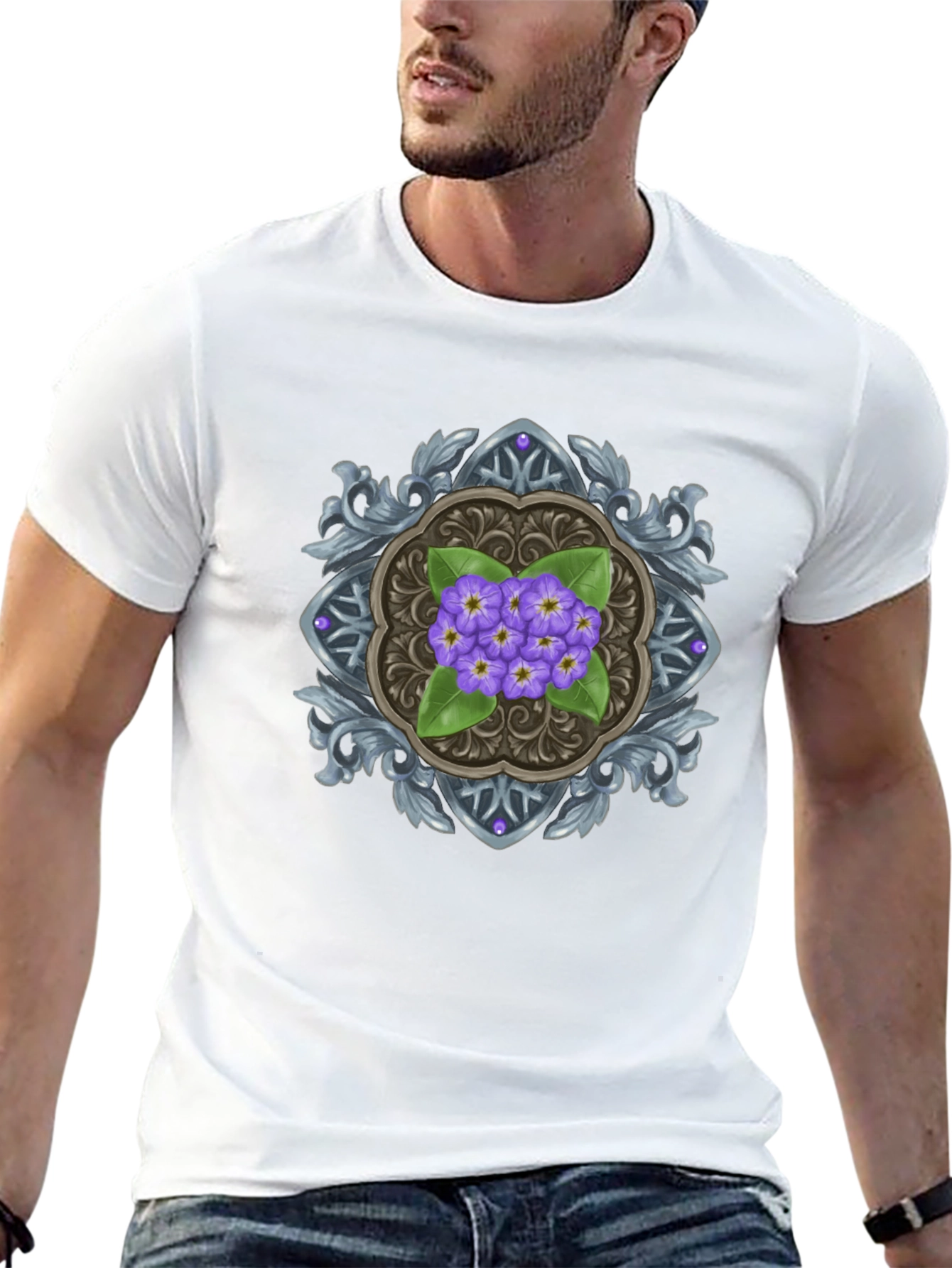 Floral Mandala Graphic Tee