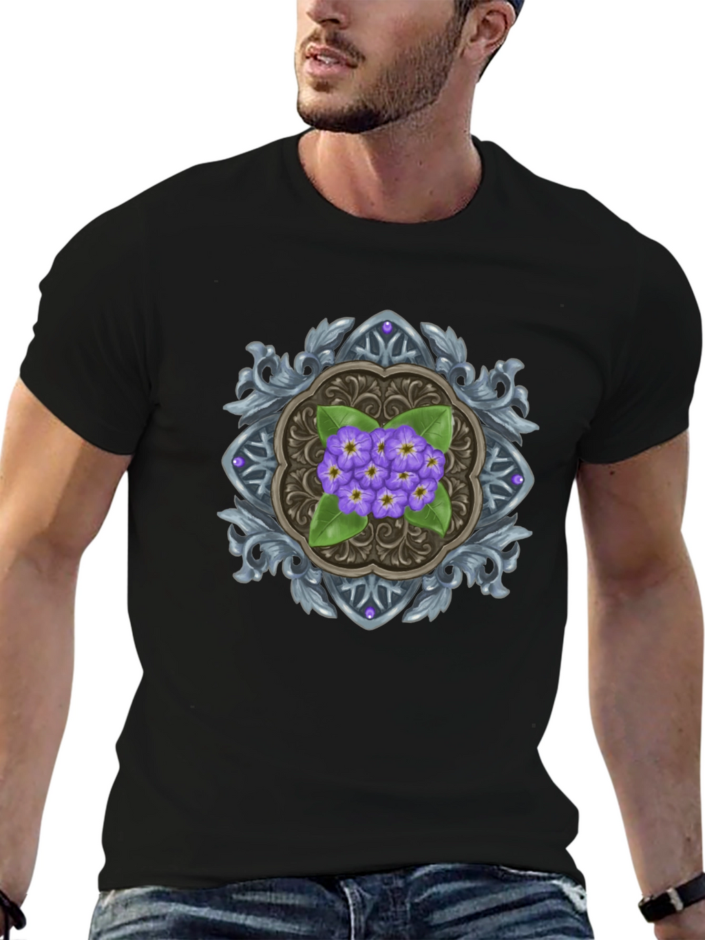 Floral Mandala Graphic Tee