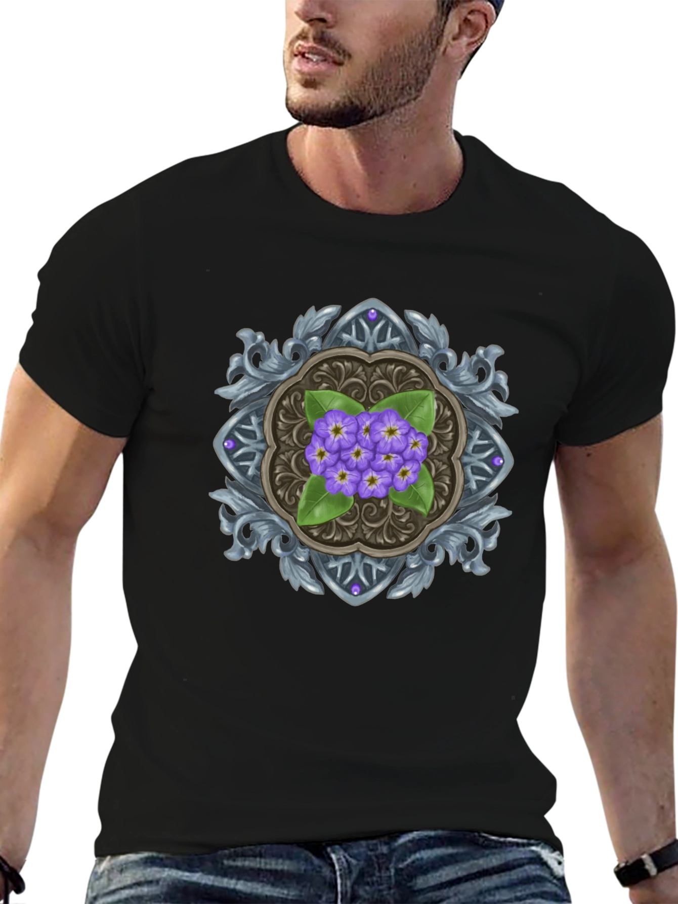 Floral Mandala Graphic Tee