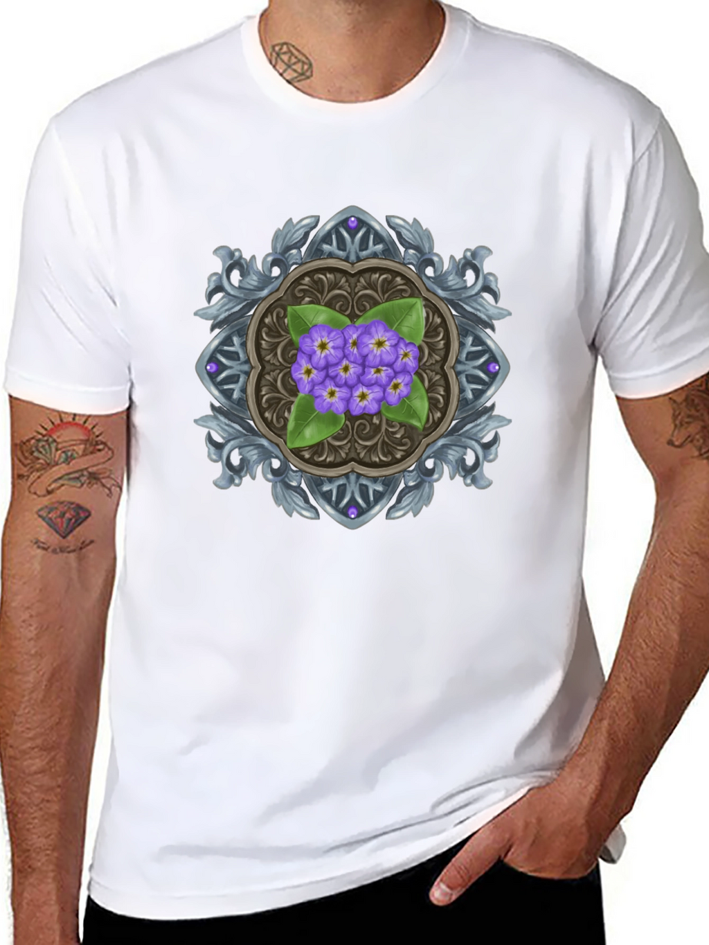 Floral Mandala Graphic Tee
