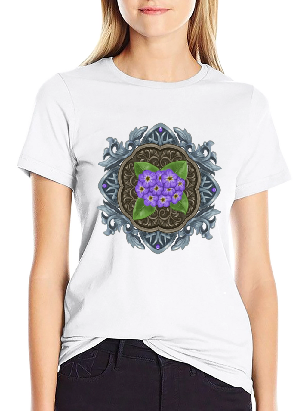 Floral Mandala Graphic Tee