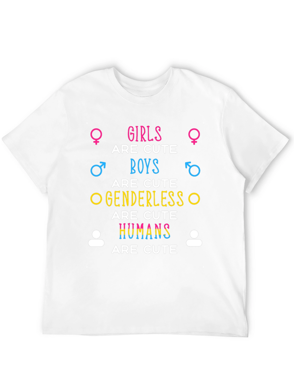 Cute Humans Black Graphic Tee