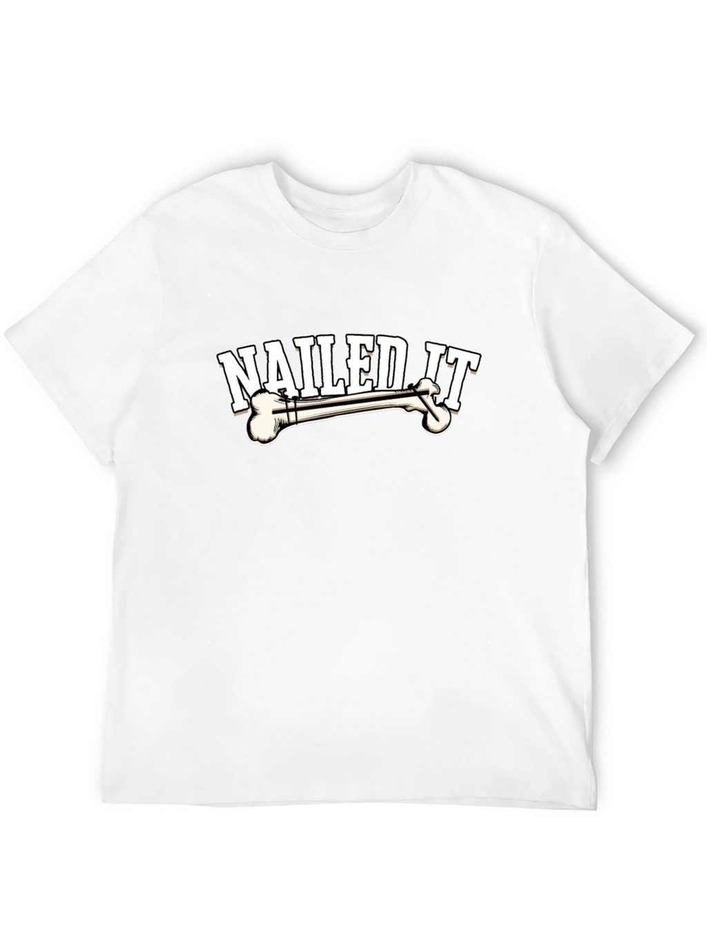Nailed It Bone Graphic T-Shirt