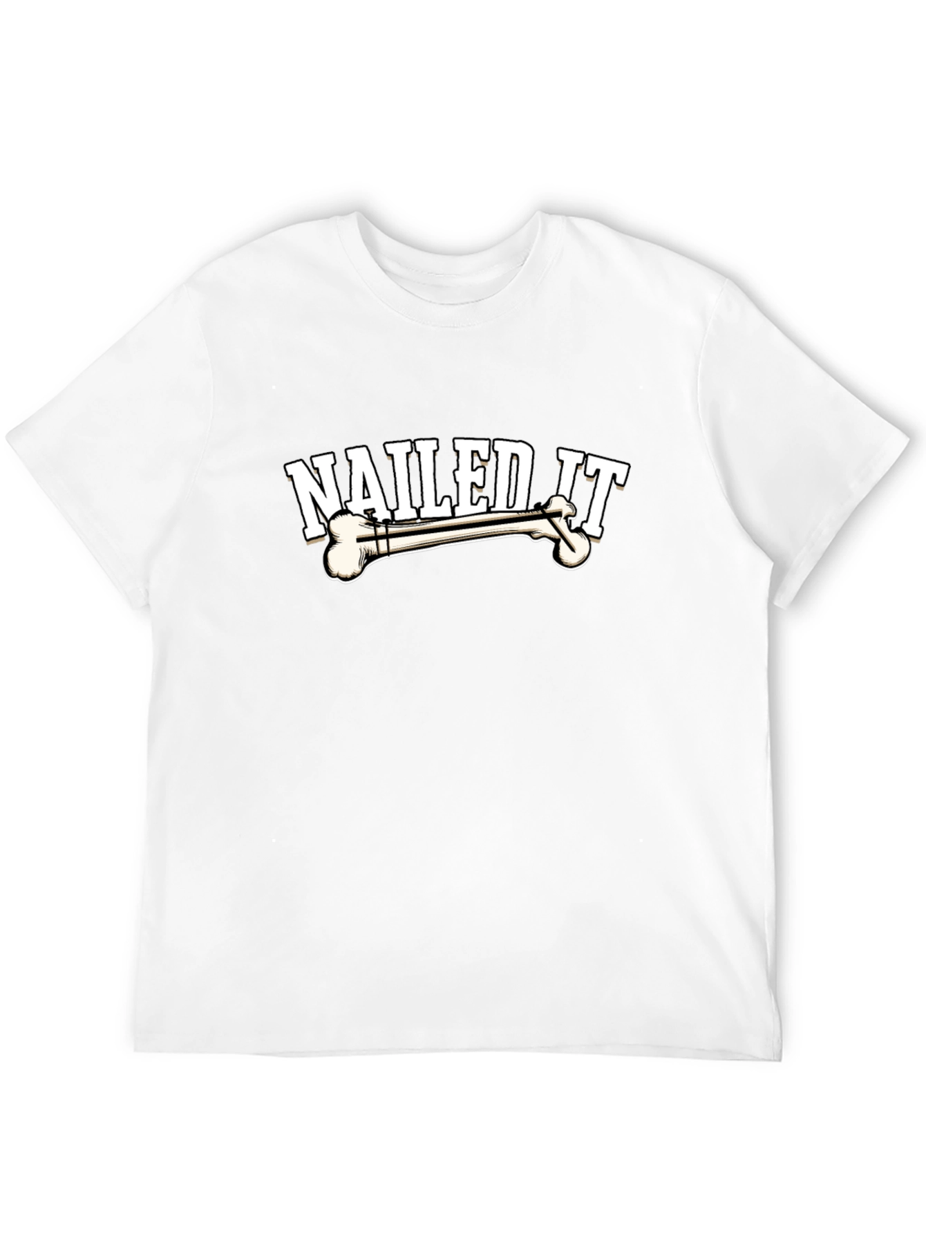 Nailed It Bone Graphic T-Shirt