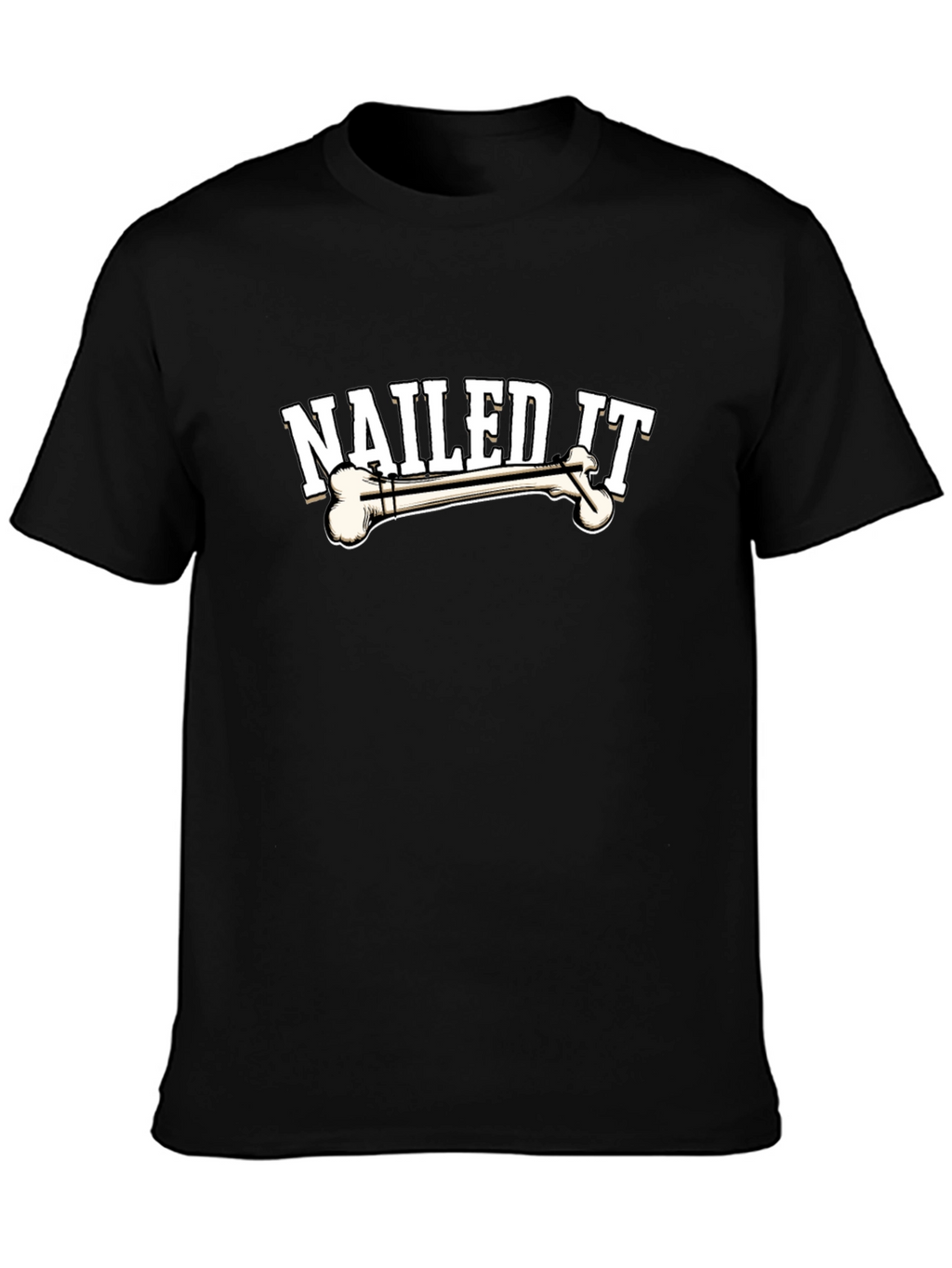 Nailed It Bone Graphic T-Shirt