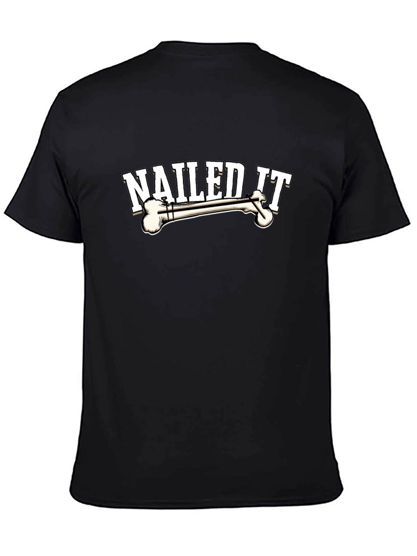 Nailed It Bone Graphic T-Shirt