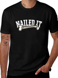 Nailed It Bone Graphic T-Shirt